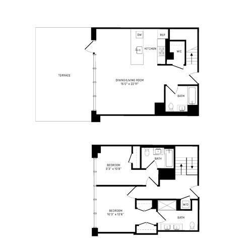 Floorplan - Two Blue Slip