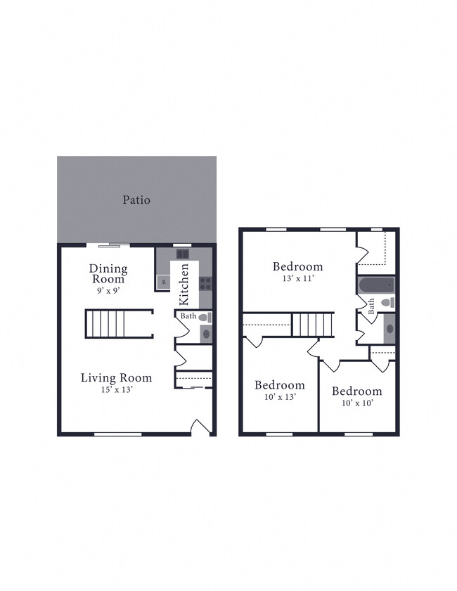 Floorplan - Salem Woods Apts