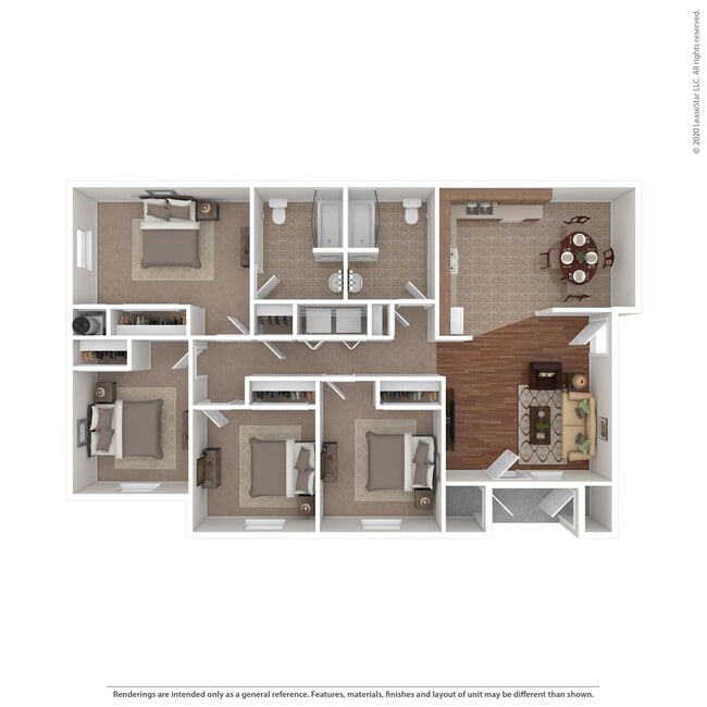 Floorplan - Northlake Apartments