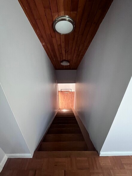 Stairs to Top Level have a Nautical Feel - 409 S Spring St