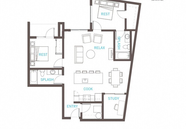 Floorplan - Vue 22 Apartments