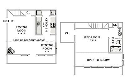1 BED / 1 BATH / 700 SQFT - Cadence
