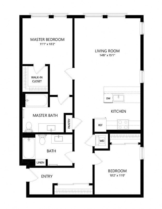 Floorplan - Windsor Queen Anne