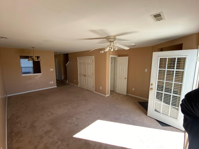 Removed carpet for laminate tile, new paint (grey) - 403 Georgetown Loop