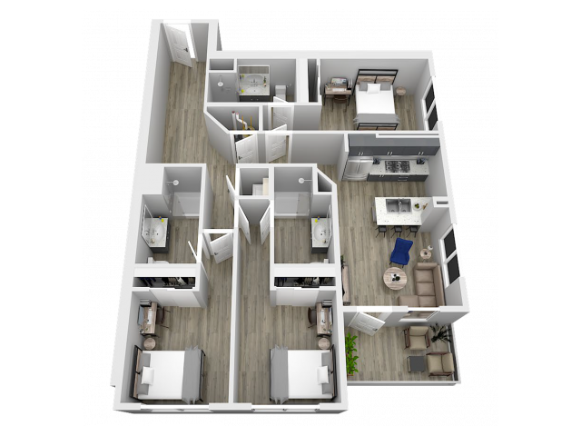 3D image of Floor Plan - 320 West Mag