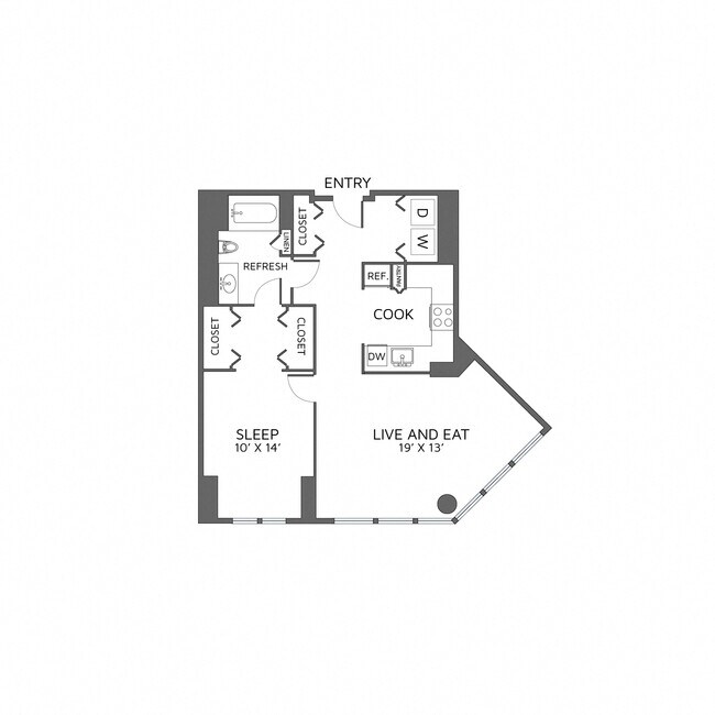 Floorplan - Left Bank