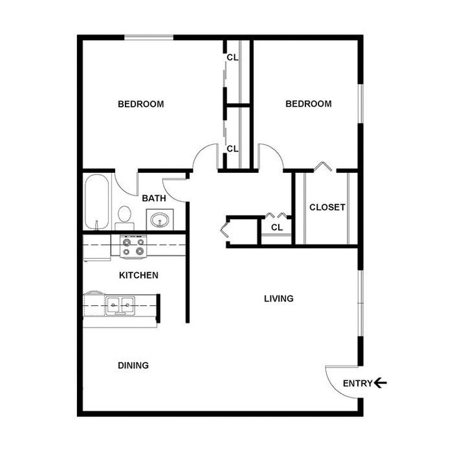 Floorplan - Villa Marina Apartments