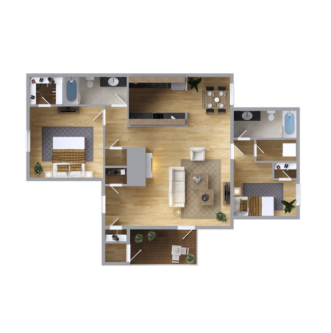 Floorplan - Rosewood at Colony Square