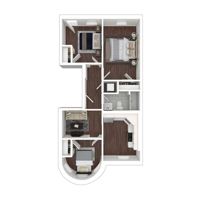 Floorplan - Clearway Apartments