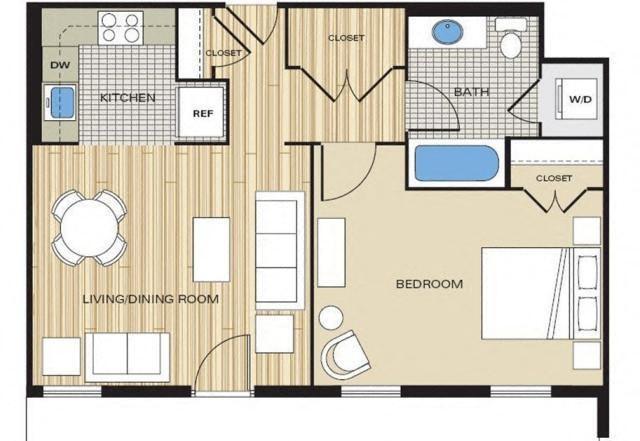 Floorplan - Clayborne Apartments