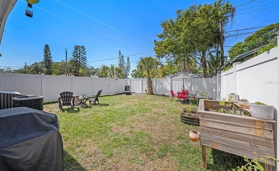 Back/side yard #1: fully fenced - 7401 35th Ave N