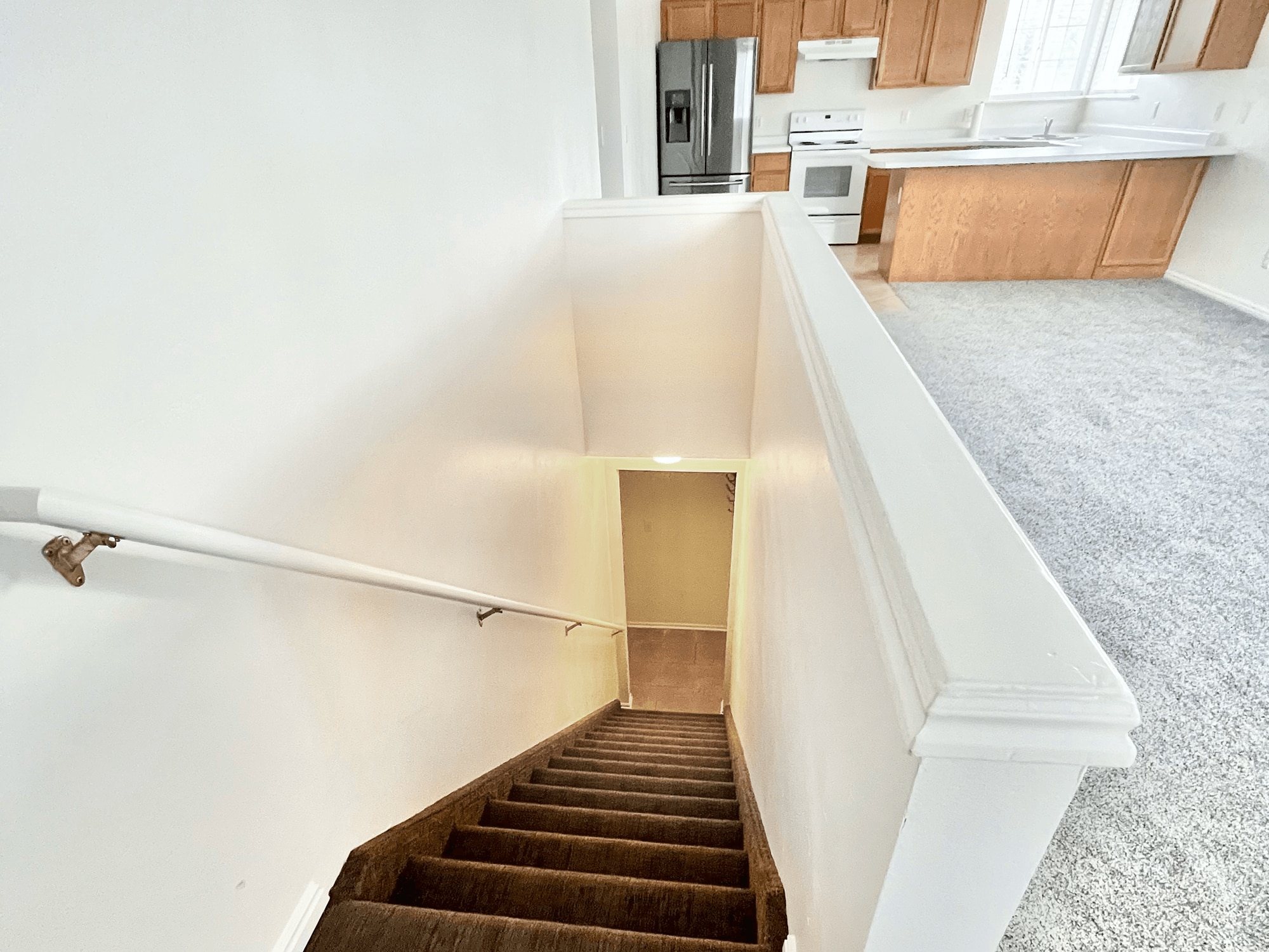 Stairs to garage - 434 West 300 South