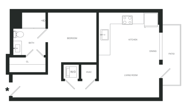 Floorplan - The Samford Glenn Apartments