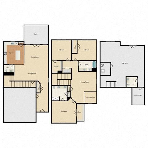 Floorplan - Prairie Creek Apartments & Townhomes