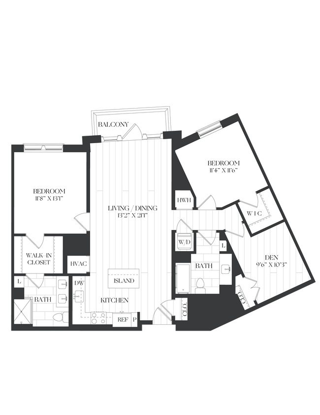 Floorplan - The Barrett at Chevy Chase Lake