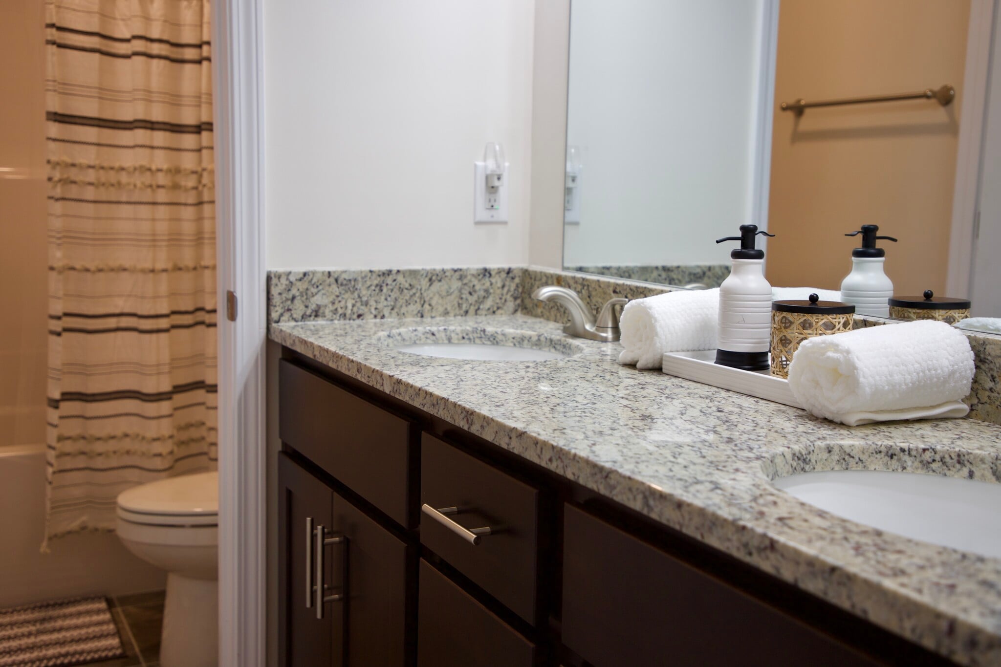 Upstairs Hall Bath (Double sink) - 239 Louise Ln