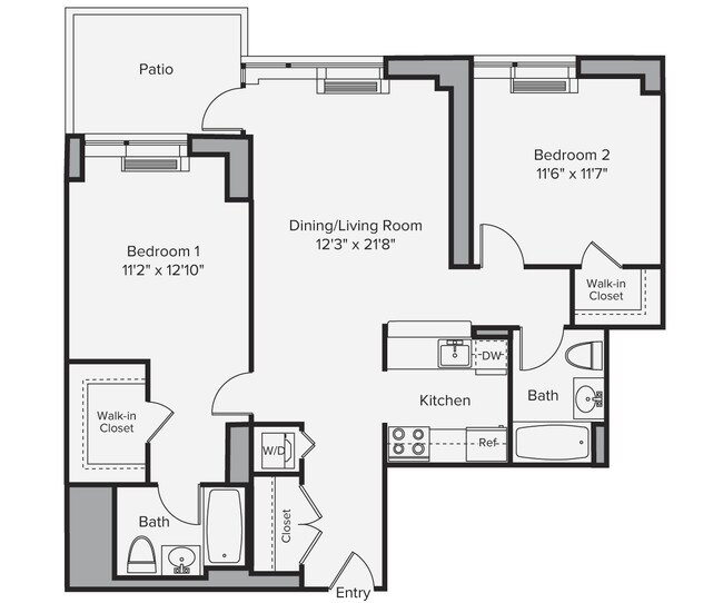 Floorplan - Avalon Riverview South Tower