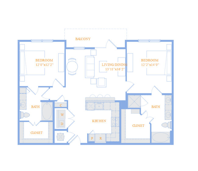 Floorplan - Standard in the Heights