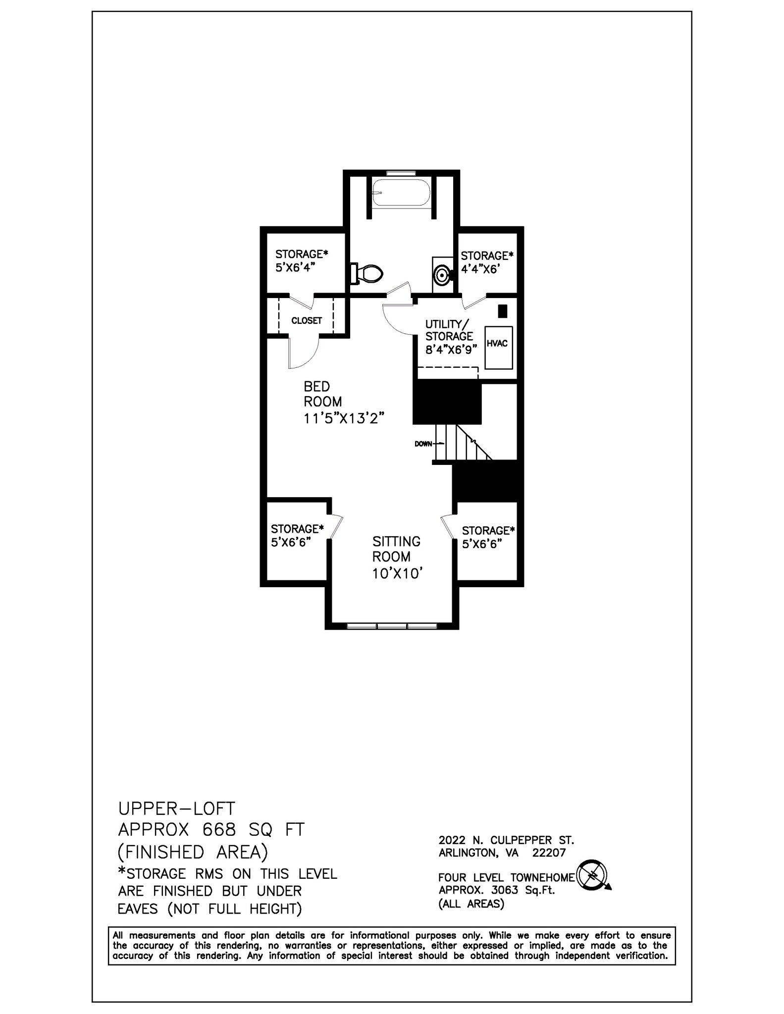 Second Floor - 2022 N Culpeper St