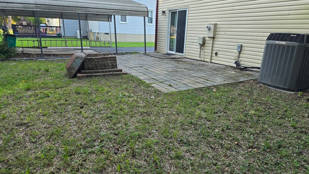 Backyard with Firepit - 510 Besler Ln