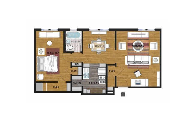 Floorplan - Pleasant Ave Apartments | 3521