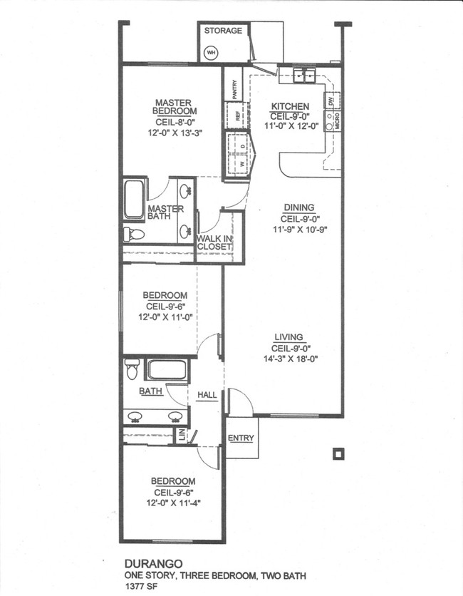 Floorplan - Rio Antigua Apartment Homes