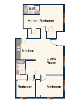 3BR/2BA - Beaver Lake Apartments & Suites
