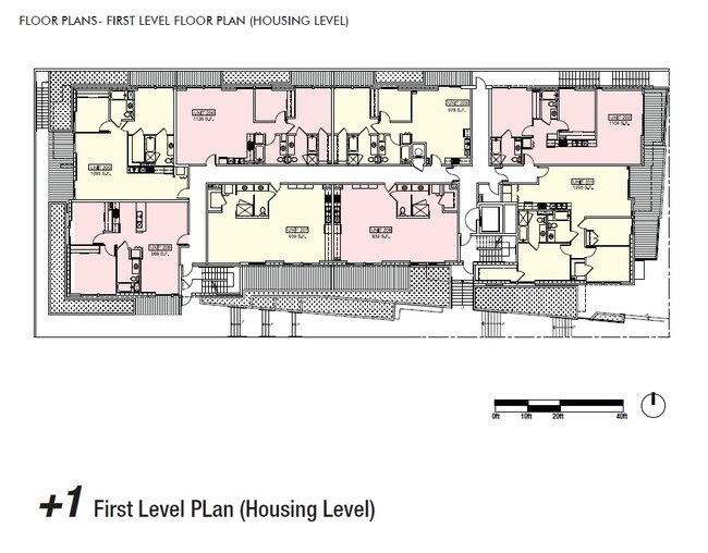 Floor Plan - 1st Floor - The Burton Pasadena