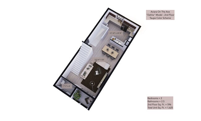 Dahlia - 2nd Floor (Taupe Model) - Aviara On The Ave