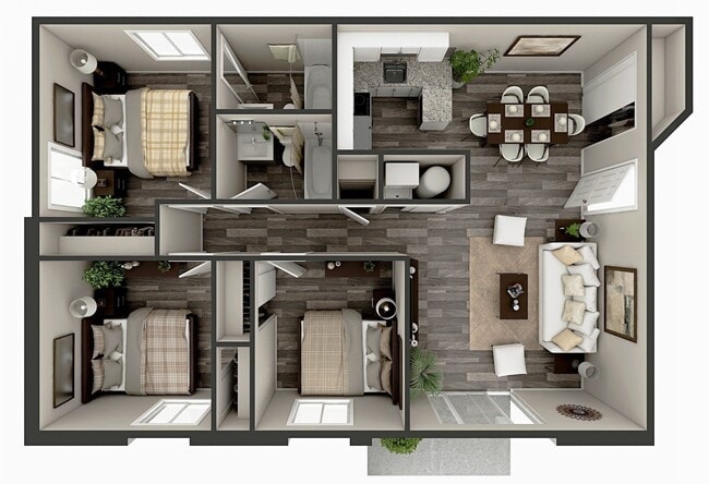Floorplan - Fawn Ridge Apartments