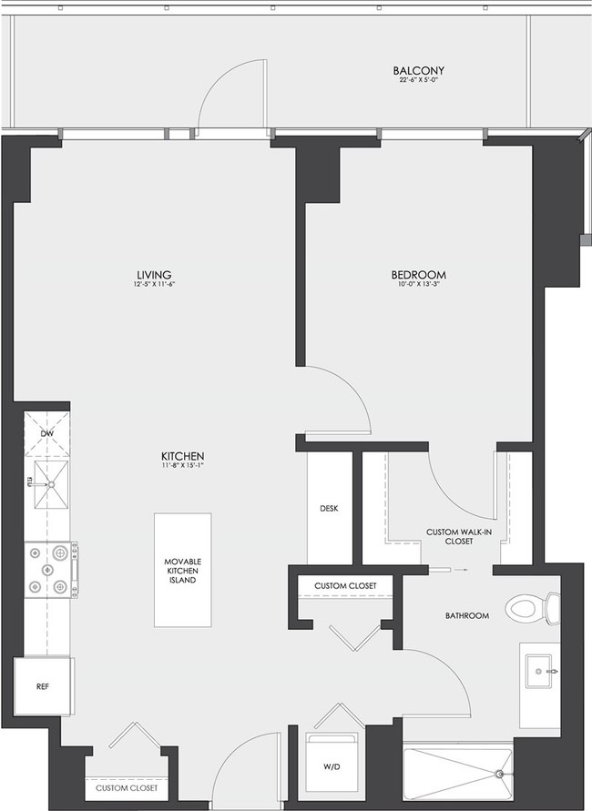 Floorplan - Hubbard 221