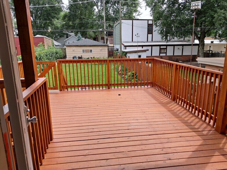 Back proch and yard - 2221 W Touhy Ave