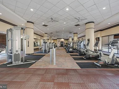 The gym. - 4500 S Four Mile Run Dr