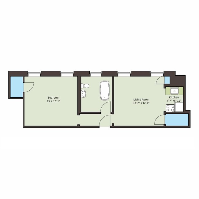 Floorplan - 5049 S. Drexel Boulevard