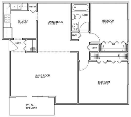 Floorplan - Robin Oaks