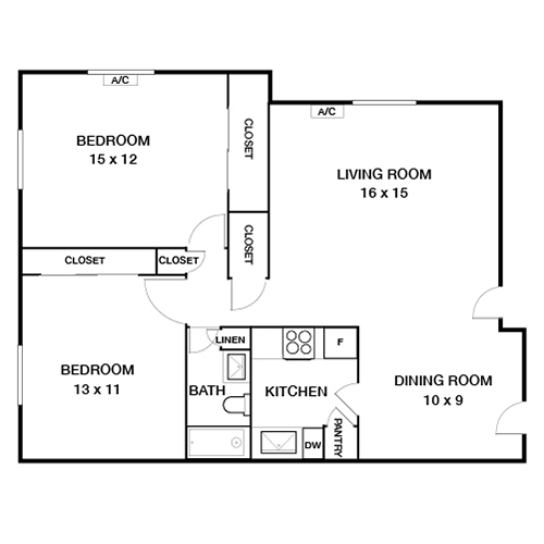 Floorplan - Waterford Village Apartments