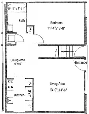 1BR/1BA - Chatham West Apartments