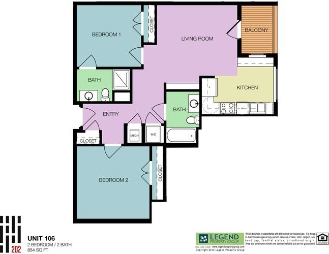Floorplan - Terrace at the Masonry