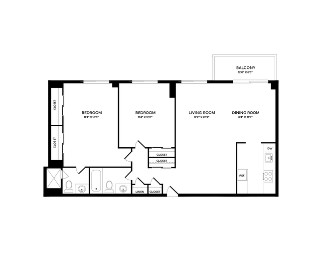 Floorplan - Plaza Towers