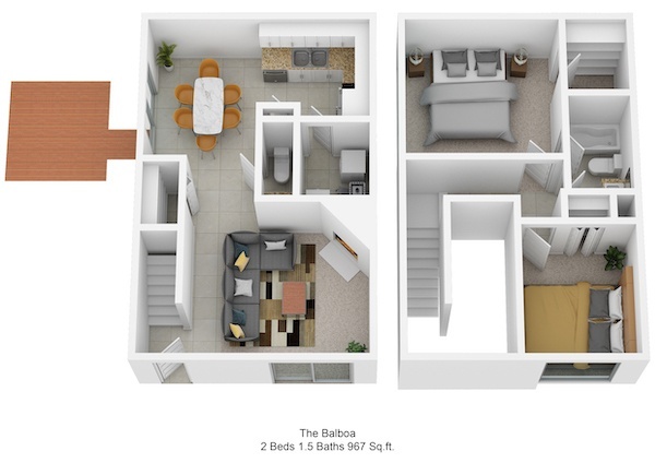 Floorplan - Harpers Point Apartments*