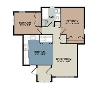 2 Bedroom - Prairie West
