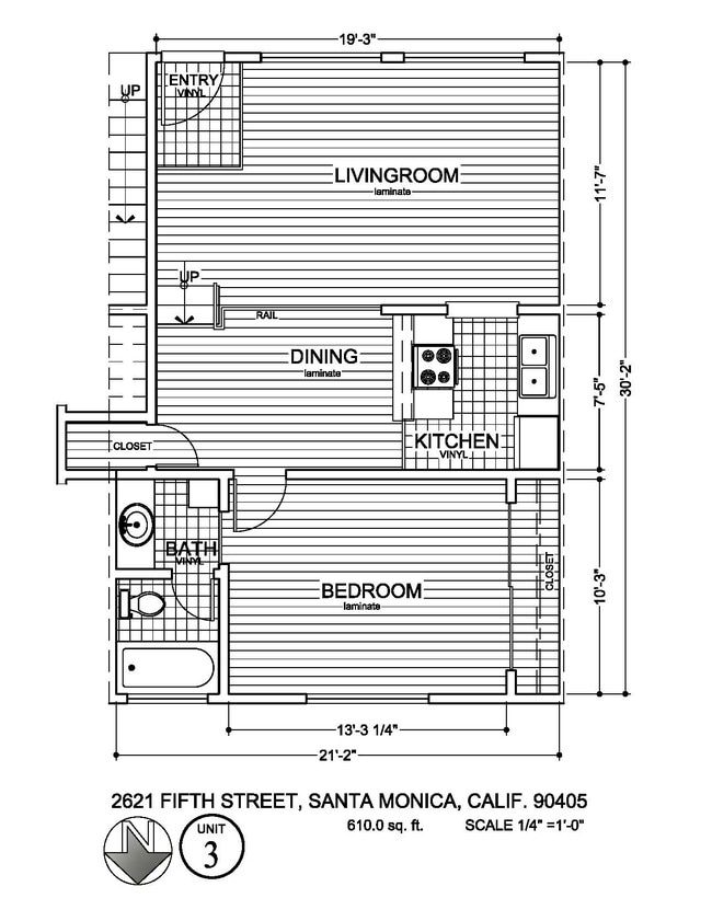 Floorplan - 2621 5th St