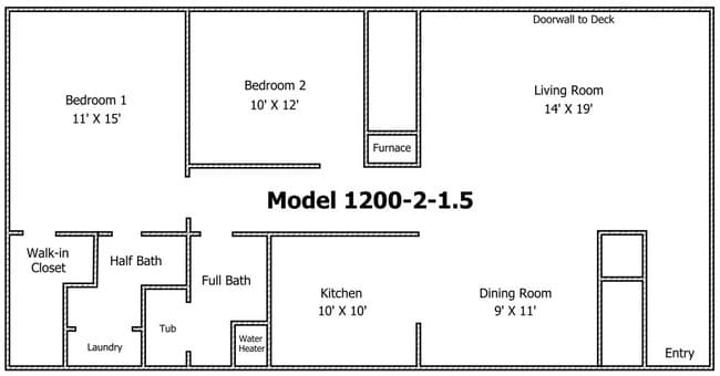 Model 1200-2-1.5 - Warren Apartments