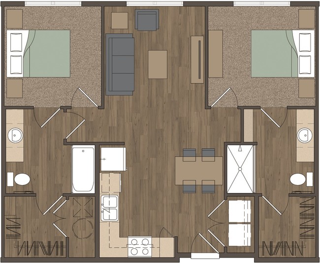 Floorplan - Lucas Creek Apartments