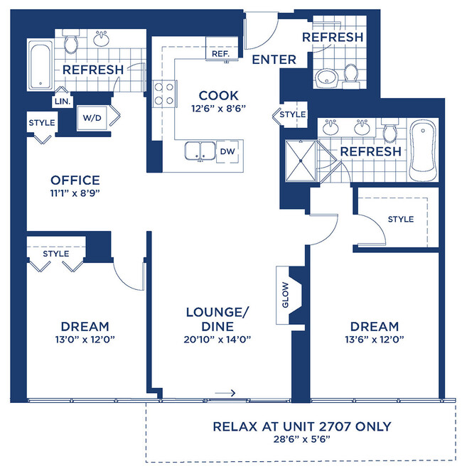 Floorplan - Burnham Pointe