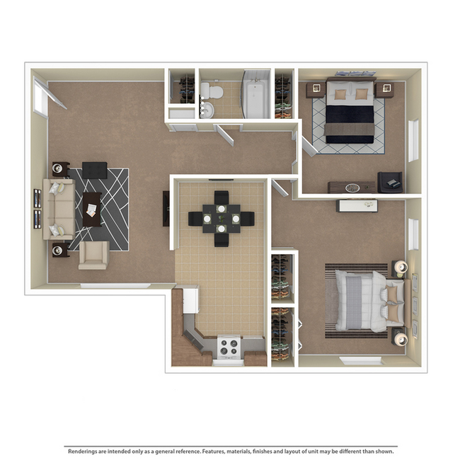 Stone Gate 2 Bed 1.jpg - Stone Gate Woods