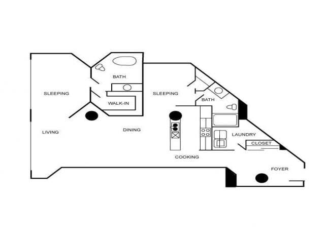 Floorplan - South Side on Lamar