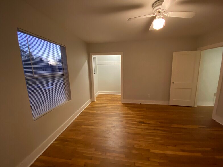 Bedroom 1 with nook and storage - 1620 Branard St