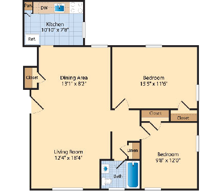 Floorplan - The Fields of Silver Spring