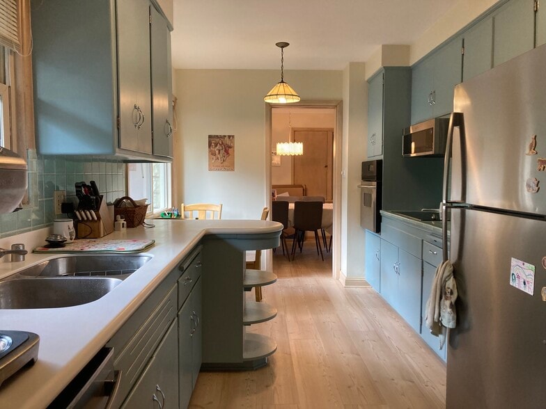 Eat-in Kitchen with new appliances - 8511 W Wisconsin Ave